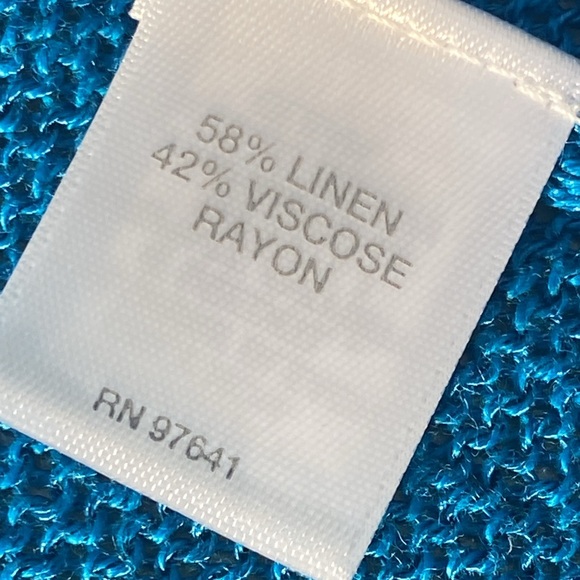 J. Jill Teal Blue cardigan, Excellent Condition, see measurements in photos - Picture 6 of 11